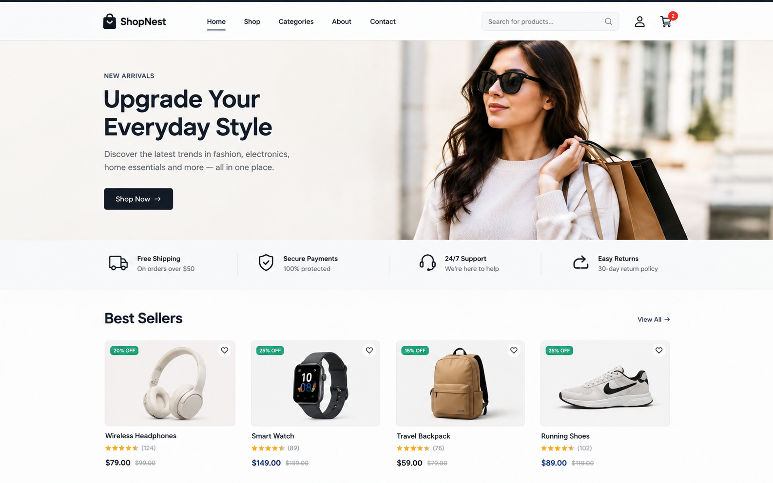 online store website project